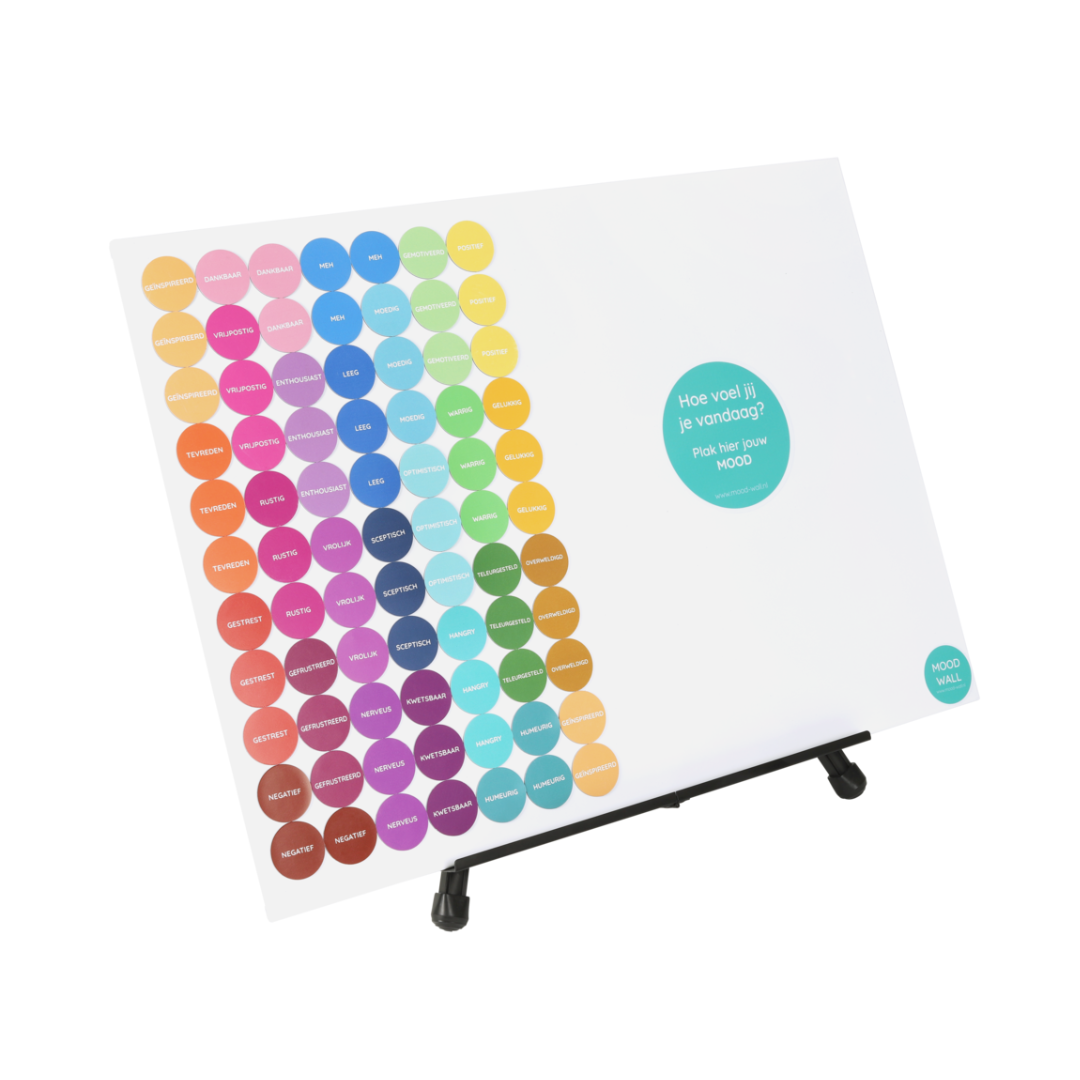 Mood Wall klein 45x60cm zwart of wit